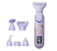 INN Épilateur 5 en 1 épilateur électrique multifonctionnel pour femmes rasoir de sourcils ensemble de chargement type-c écran lcd