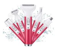 INN Epilateur sourcil 400mAh 5 en 1 tondeuse à sourcils femme rechargeable epilateur électrique pour visage sourcils corps