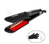 INN Fer à lisser professionnel avec la nanotechnologie infrarouge vapeur lisseur cheveux 2 en 1 cheveux raides et boucles portable