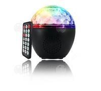 INN® Flash lumineux à boule magique Bluetooth, éclairage de scène à LED audio 16 couleurs, éclairage de projection le jour de N