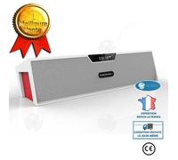 INN® Haut-parleur Bluetooth Réveil intelligent Personne paresseuse Snooze Horloge de chevet Radio Internet Étudiant Horloge de burea