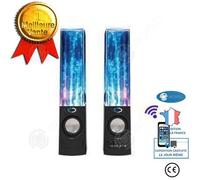 INN® Haut-Parleurs Danse Eau Musique Fontaine Lumière Stéréo Noir Enceintes BLUETOOTH Water Dancing Décoration LED Lumineux DC 5 V