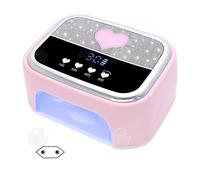 INN Lampe à ongles 42 perles de lampe réglage de l'heure à 4 vitesses petite lampe à ongles à induction intelligente lampe UV