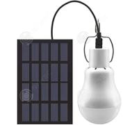 INN Lanterne solaire 800mAh lampe solaire portable recahrgeable avec panneau solaire ampoule LED solaire extérieure pour pêche