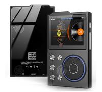 INN lecteur MP3 HiFi 2.4inch 16GB+16GB MP3 avec Bluetooth DSD DAC Baladeur Audiophile Batterie Li-ion 1500mAh 10 heures Noir