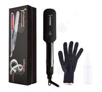 INN Lisseur cheveux 30x5,5cm 2 en 1 utilisation d'un revêtement céramique écran à cristaux liquides avec vapeur lisseur