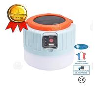 Inn® Lumière De Tente De Télécommande Rechargeable Solaire Extérieure Lumière De Camping Super Lumineuse Lumière De Camping Multicolore