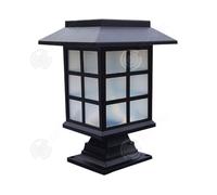 INN Lumière solaire colonne lampe solaire extérieur lampe 6LED 1.2V 600mah nickel métal hydrure batterie 135x83x190mm lumière