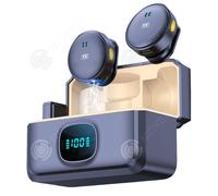 INN Micro cravate sans fil 3en1 durée d'utilisation continue 8 heures enregistrement clair du son original forte attraction