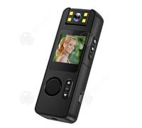 INN Mini caméra corporelle 1080P 1,54 pouces 1000mAh avec lumière LED caméra rotative 180 degrés caméra de corps caméra d'action