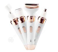 INN Mini épilateur électrique 4 en 1 ipx5 étanche portable rechargeable rasoir pour femme pour visage et corps épilateur pour femme