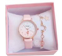 INN Montre enfant ensemble comprend montre et bracelet ensemble de montre-bracelet pour filles cadeaux pour enfants montre à quartz