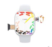 INN Montre intelligente 2+16G 2.1 Pouces montre connectée femme homme montre de sport appels numérotation montre sport connectée
