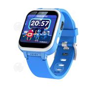 INN Montre intelligente pour enfants 750 mAh 1,54 pouces Double caméra Convient aux garçons et aux filles âgés de 6 à 13 ans Bleu