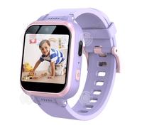 INN Montre intelligente pour enfants 750 mAh 1,54 pouces Double caméra Convient aux garçons et aux filles âgés de 6 à 13 ans Violet