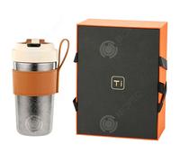 INN Mug Isotherme 500ml tasse thermos en titane pur tasse thermos à affichage numérique intelligent coffret cadeau exquis pour