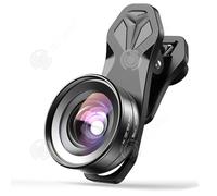 INN Objectif macro 10x 120 degrés super grand angle professionnel pour smartphone HD objectif fixable zoom oeil de poisson externe