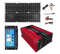 INN Panneau solaire pliable 18W 12v à 220v panneau solaire kit complet alimentation de secours panneau solaire borne solaire