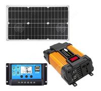 INN Panneau solaire pliable 500W 12V-220V avec affichage numérique intelligent kit panneau solaire pliable système solaire complet