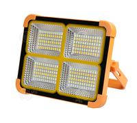 INN Projecteur led IP66 3000W super brillant projecteur solaire avec 4 modes d'éclairage et solaire USB deux méthodes