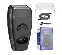 INN Rasoir électrique 2 en 1 600mah USB IPX6 étanche écran LCD réglages 3 vitesses rasoir electriques hommes rasoir tete chauve