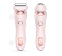 INN Rasoir electrique femme 800mAh 2 en 1 epilateur electrique femme avec écran LCD peut être utilisé humide ou sec cadeaux femmes