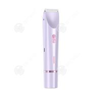 INN Rasoir electrique femme Conception à double lame IPX7 de 400 mAh pour une coupe en douceur Convient au corps et aux aisselles