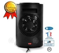 INN® Réchauffeur d'air cylindrique en céramique Réchauffeur d'air chaud Réchauffeur d'air noir Mini réchauffeur électrique chaleur