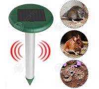 INN Répulsif à ultrasons solaire 2pcs répulsif solaire imperméable contre les campagnols dissuade taupes gaufres les serpents les