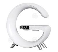 INN Réveil multifonctionnel 225x82x230mm connexion bluetooth voyant LED avec chargement de téléphone sans fil réveil de bureau