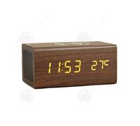 INN Réveil numérique LED 54,5x39x27,5cm reveil chargement sans fil haut-parleur bluetooth,mémoire,commande vocale,température