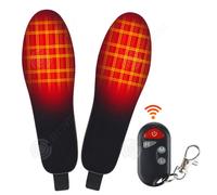 INN Semelles chauffantes 2000mAh Tailles 41-46 Semelles chauffantes à télécommande sans fil à trois vitesses Se protéger du froid