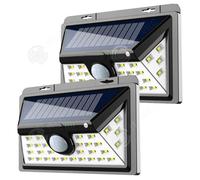 INN® Solar Light 34LED Lampe solaire Tenture solaire Capteur de mouvement Lampe d'urgence Lumière noire Shell Lumière blanche avec