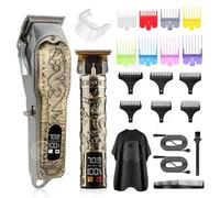 INN Tondeuse cheveux homme dndurance 6 heures professionnelle tondeuse barbe sans fil electrique pour enfants adultes avec 14