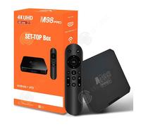 INN TV Box 4K lecteur multimédia 2GO RAM 16GO ROM transformer votre TV en smart TV HD multimedia interface HDMI mémoire flash noir