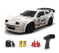 INN Voiture télécommandée 1:24 4 roues motrices drift voitures jouets enfants RC drift car avec lumière LED voiture radiocommandée