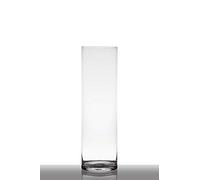 INNA-Glas Grand vase en verre SANSA, cylindre/rond, transparent, 20"/50cm, Ø6"/15cm - Grand vase de sol