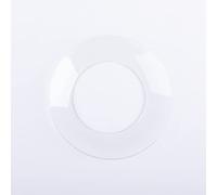 innaGLAS INNA-Glas Bobèche en Verre TURIBIO pour Bougies jusqu'à Ø4 cm, Transparent, Ø6,8 cm - Attrape Goutte pour Bougies