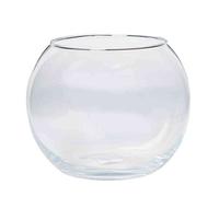 innaGLAS Bougeoir Diana, Boule/Rond, Transparent, 15cm, Ø11,5cm/Ø16cm - Vase Boule/Photophore