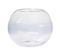 innaGLAS Bougeoir Diana, Boule/Rond, Transparent, 20cm, Ø14cm/Ø25cm - Vase Boule/Porte-Bougie