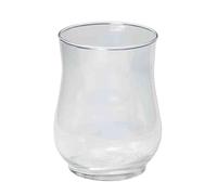 innaGLAS Bougeoir en Verre Lisa, Cylindre/Rond, Transparent, 13cm, Ø9cm - Vase à Fleurs/Verre à Bougie