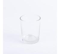 innaGLAS Bougeoir, Transparent, 6,5 cm, Ø5,5 cm | en Verre Mali - Porte-Bougie