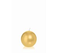 innaGLAS Bougie Boule Rosella, Or, Ø6 cm, 10h - Made in Germany - Bougie Ronde
