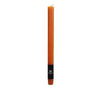 innaGLAS Bougie chandelle Aurora, Orange, 27 cm, Ø2,2 cm, 10h - Made in Germany - Bougie en Cire