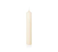 innaGLAS Bougie d'église Franziska, Ivoire, 50cm, Ø8cm, 228h - Made in Germany - Bougie Cierge