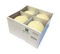 innaGLAS Bougie Flottante Ornella, Ivoire, 2,8 cm, Ø8 cm, 8h | 8 pièces - Bougie Chauffe-Plat