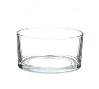 innaGLAS Coupe à Fruits Vera AIR en Verre, Transparent, 7,8cm, Ø15cm - Coupe en Verre/Coupe décorative