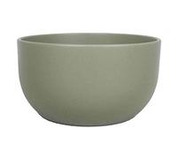 innaGLAS Coupe de Fleurs en céramique, Vert Olive Mat, 14cm, Ø26cm - Pot Fleurs/Pot céramique