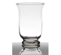 innaGLAS Lanterne Lea sur Pied, sablier/Rond, Transparent, 20cm, Ø14cm - Vase sur Pied/Vase Transparent