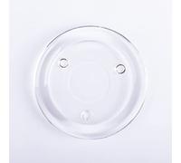 innaGLAS Support pour Bougie Rond VINCENTIA en Verre, Transparent, Ø11 cm - Dessous de Bougie